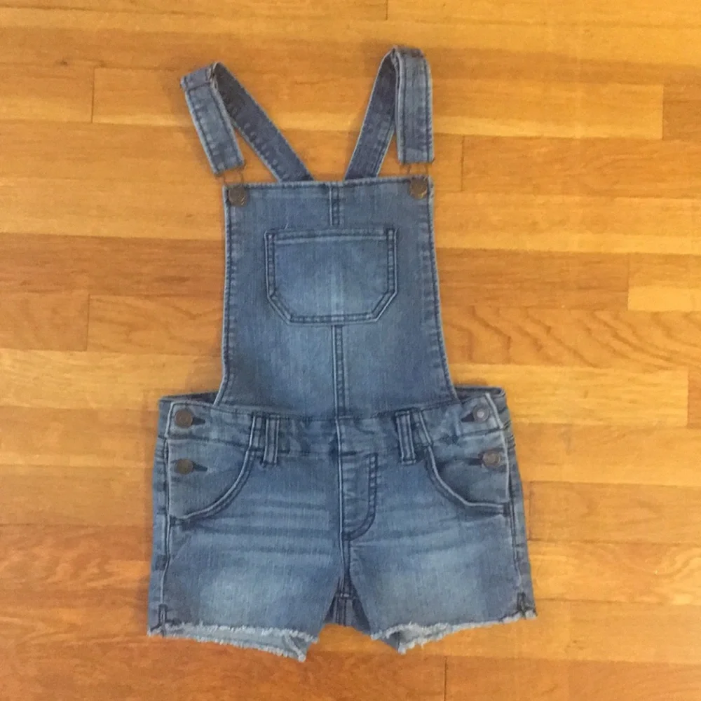 Girls Denim Overalls